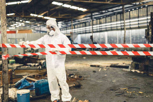 Professional Hoarding Cleanup technician working in Cherry Log, GA
